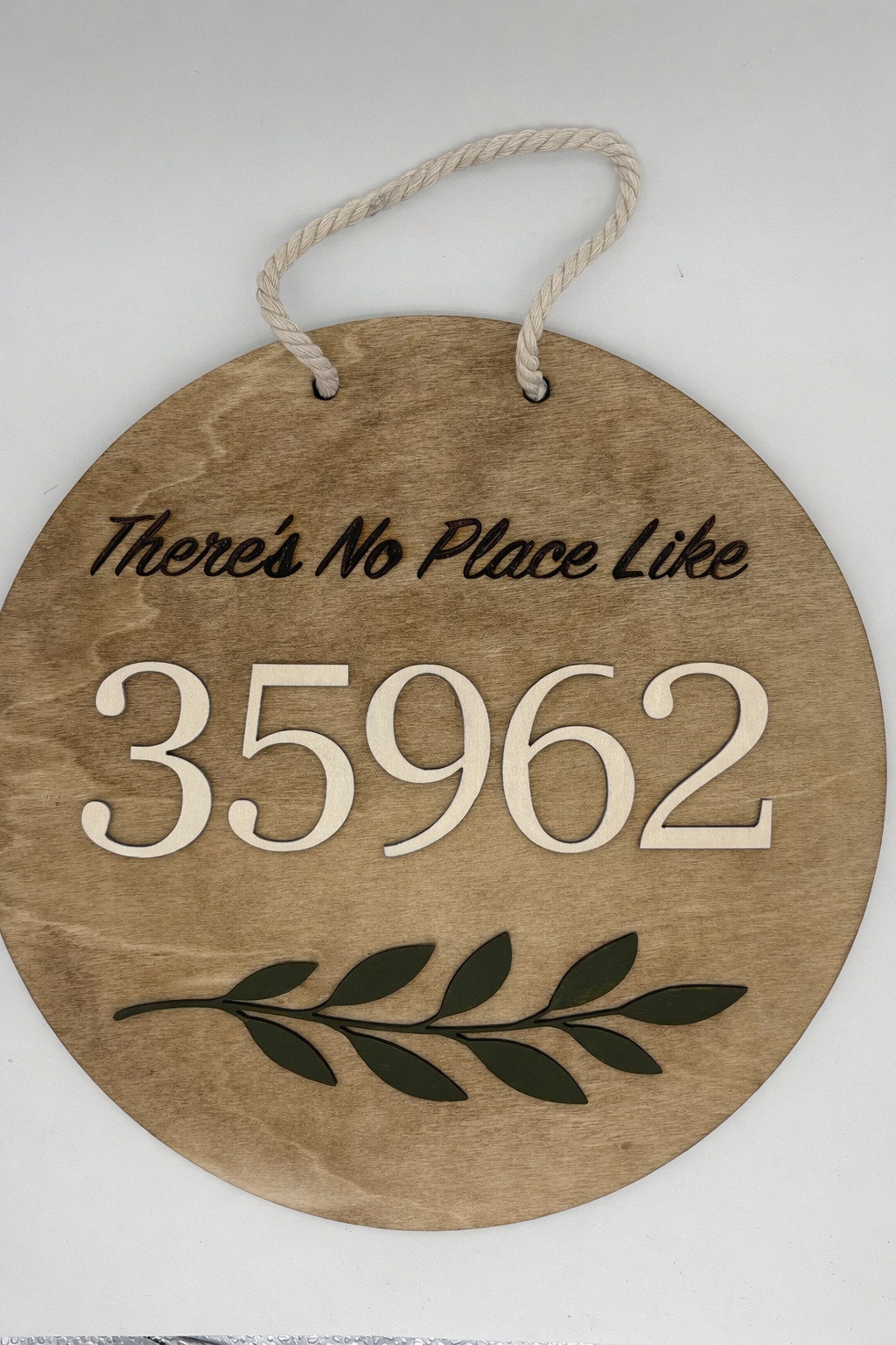 There’s No Place Like Home Sign | Personalized ZIP Code Sign