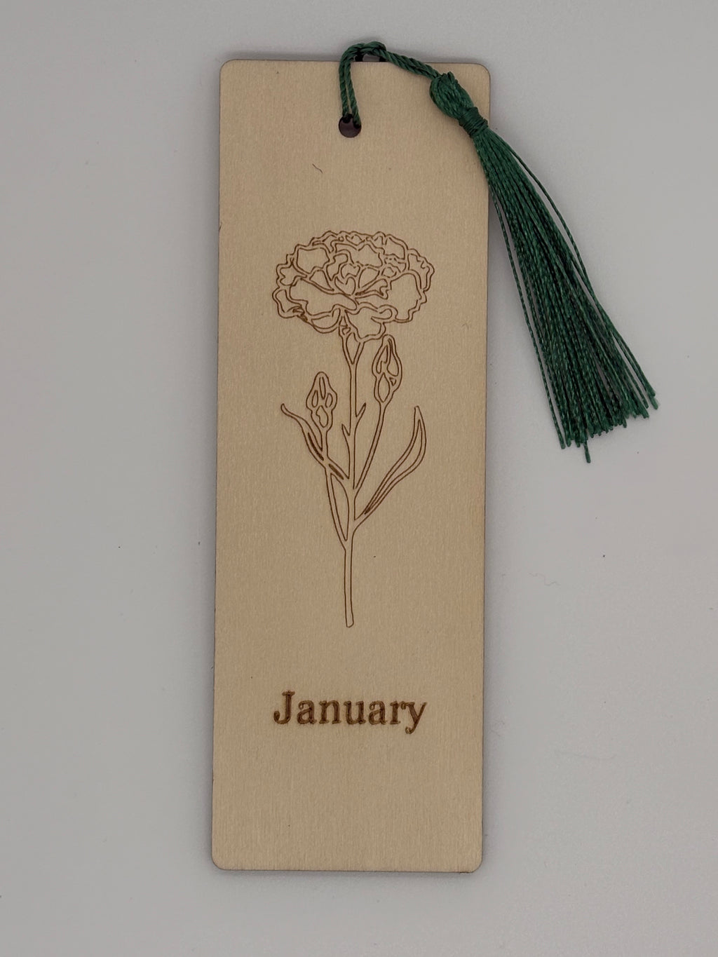 January Birth Flower Bookmark