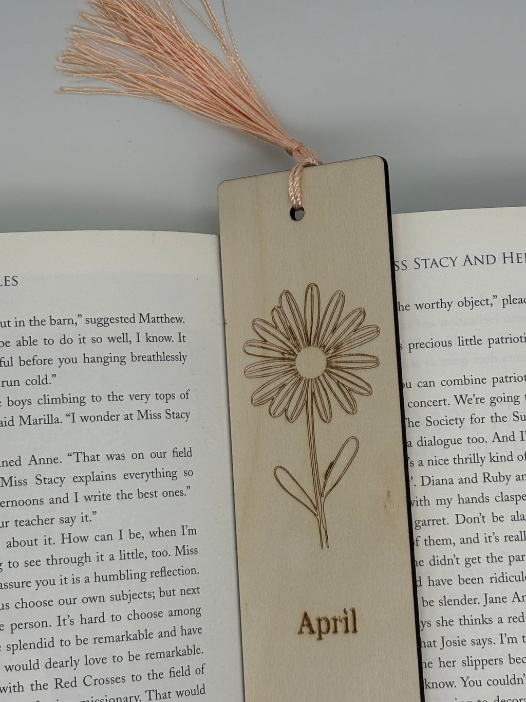 April Birth Flower Bookmark