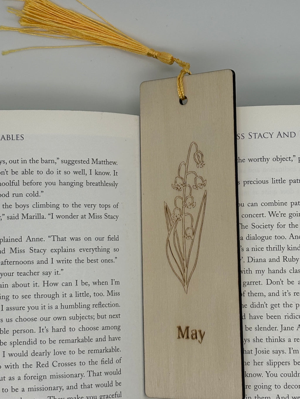 May Birth Flower Bookmark