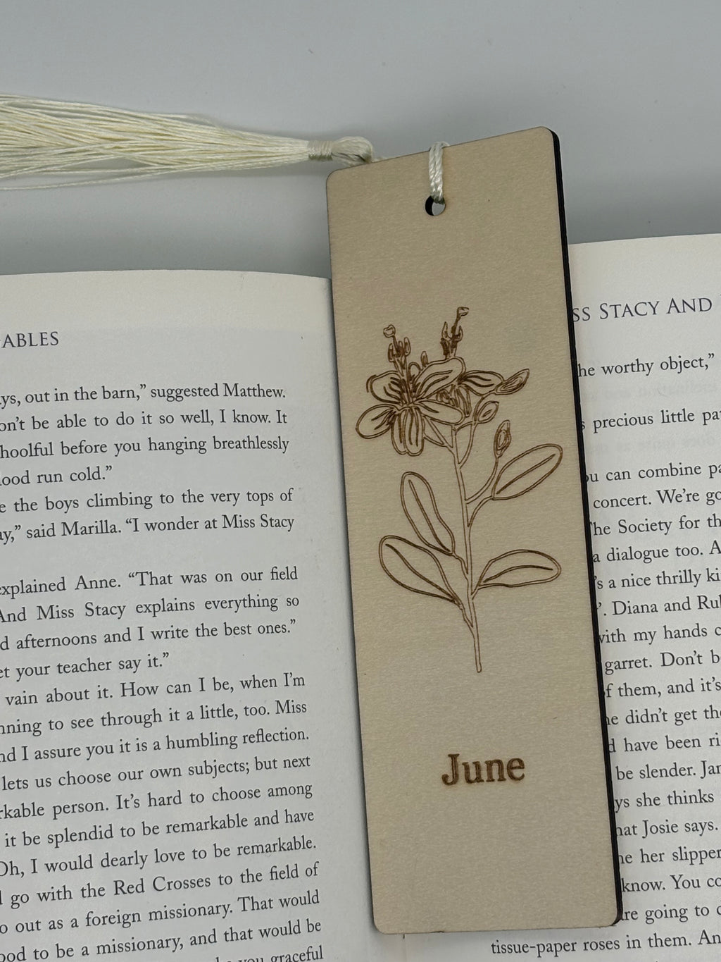 June Birth Flower Bookmark