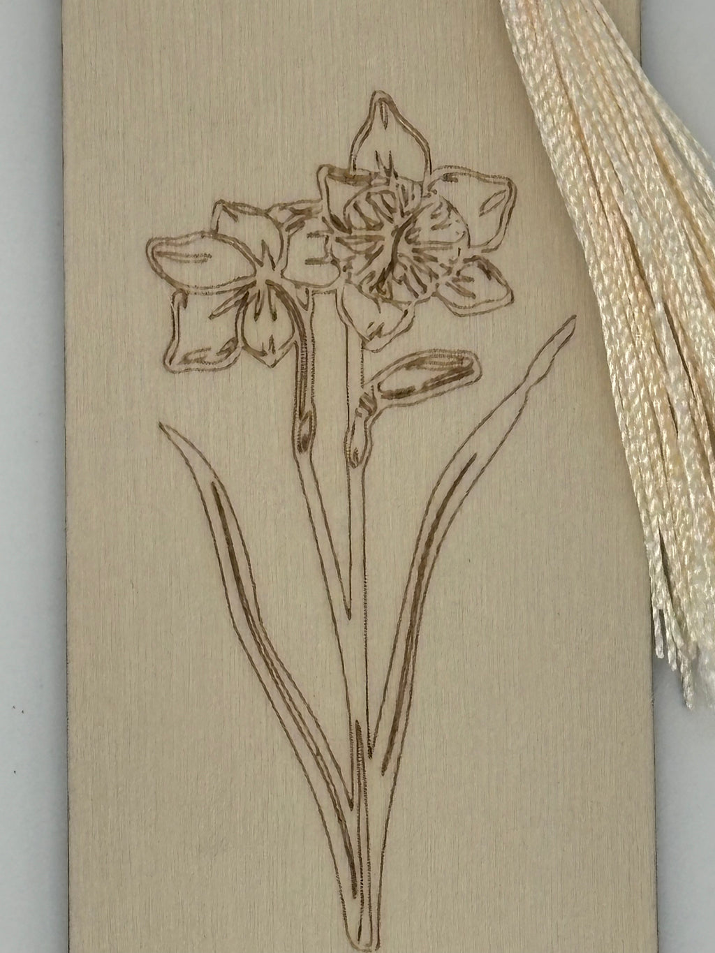 December Birth Flower Bookmark