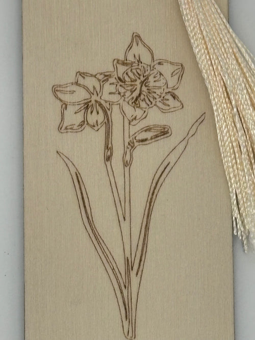December Birth Flower Bookmark