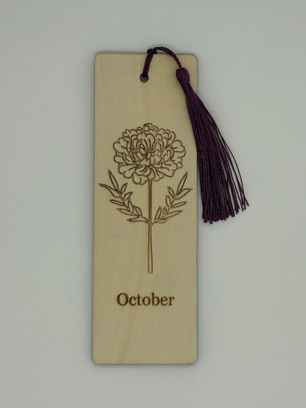 October Birth Flower Bookmark
