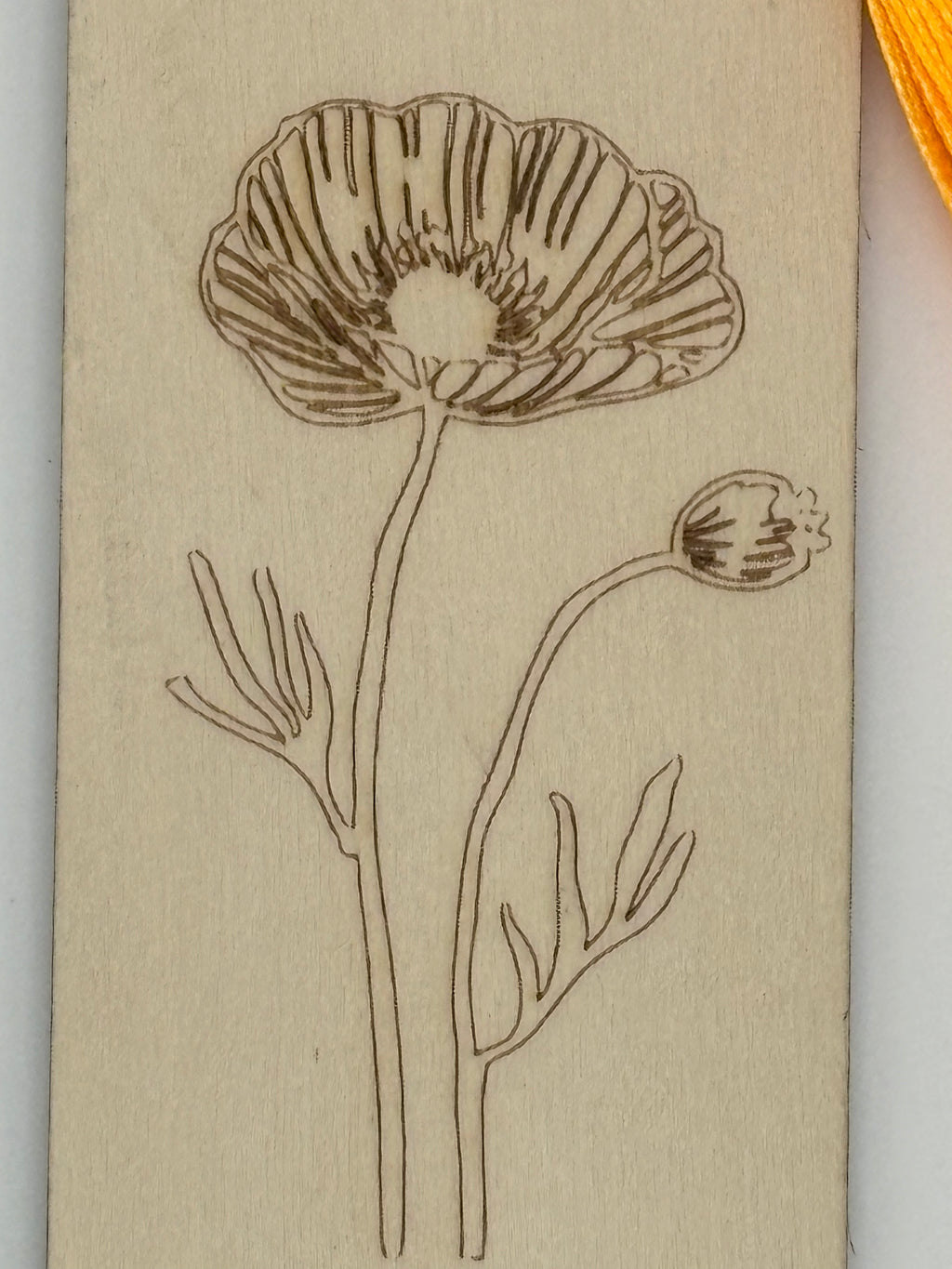August Birth Flower Bookmark