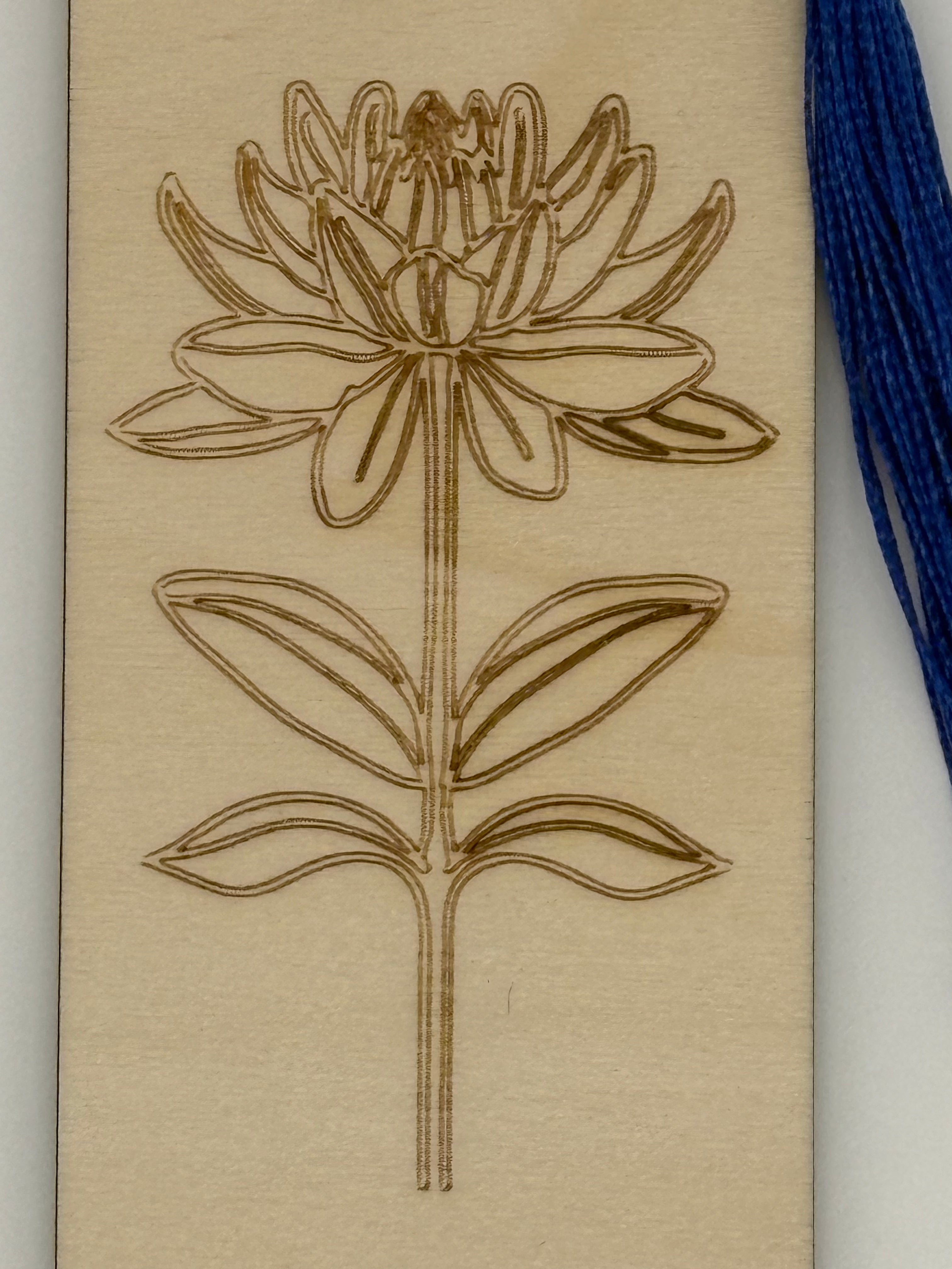 July Birth Flower Bookmark
