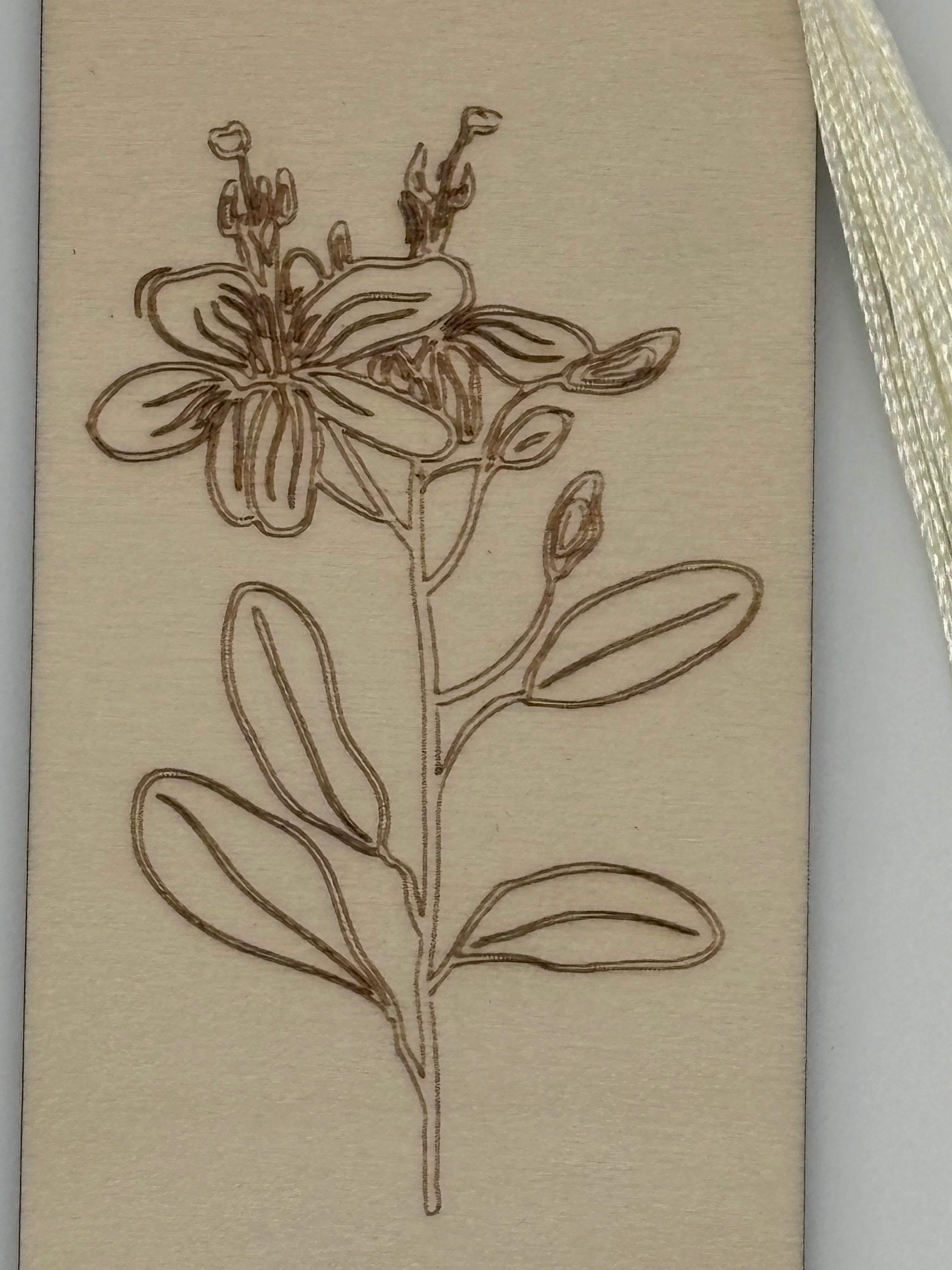 June Birth Flower Bookmark