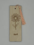 April Birth Flower Bookmark
