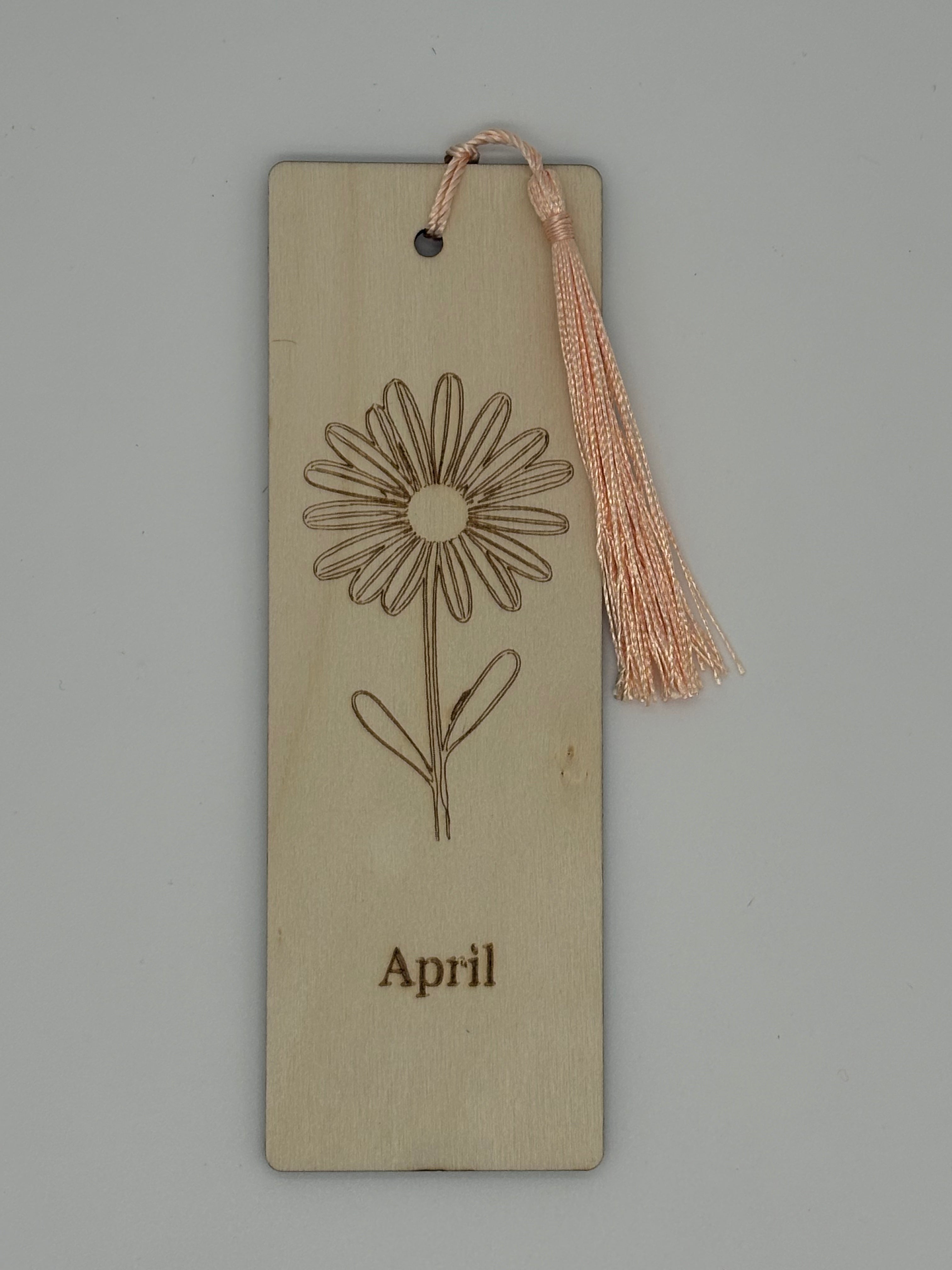 April Birth Flower Bookmark