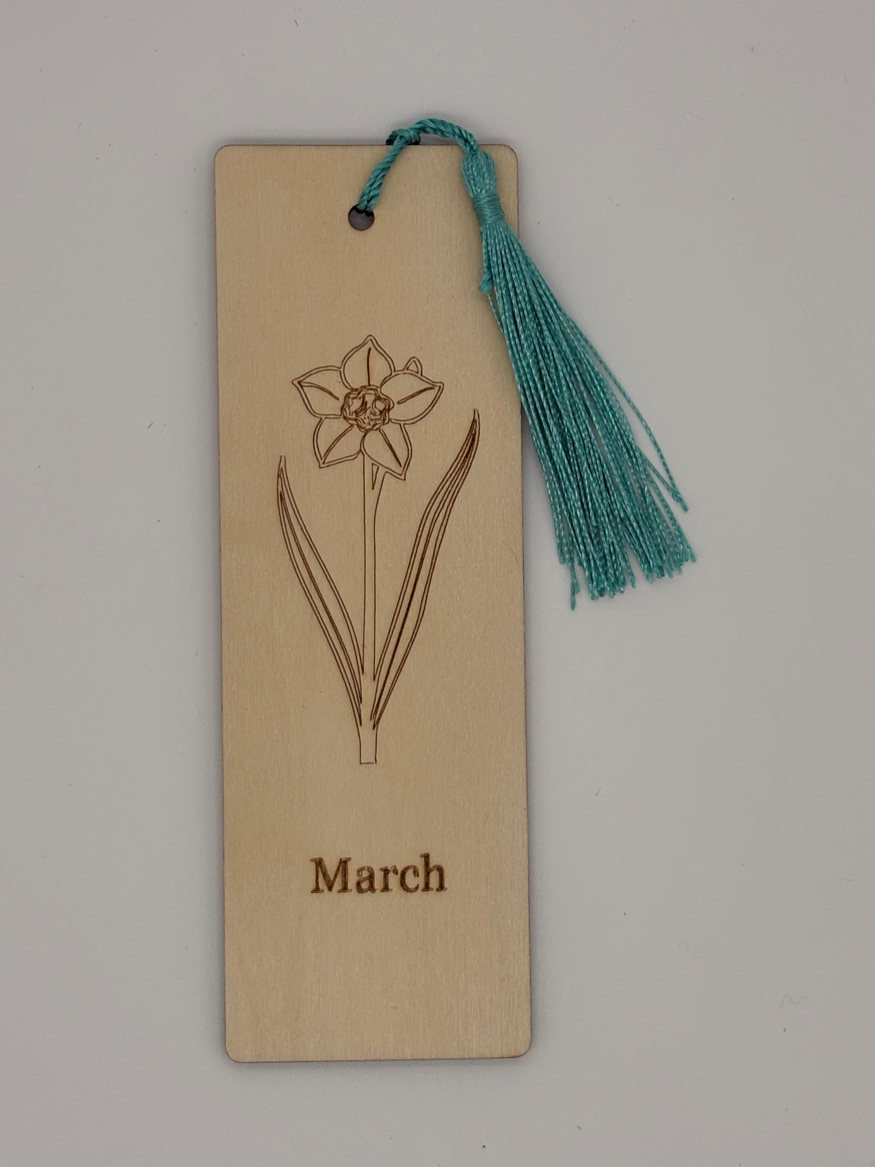 March Birth Flower Bookmark